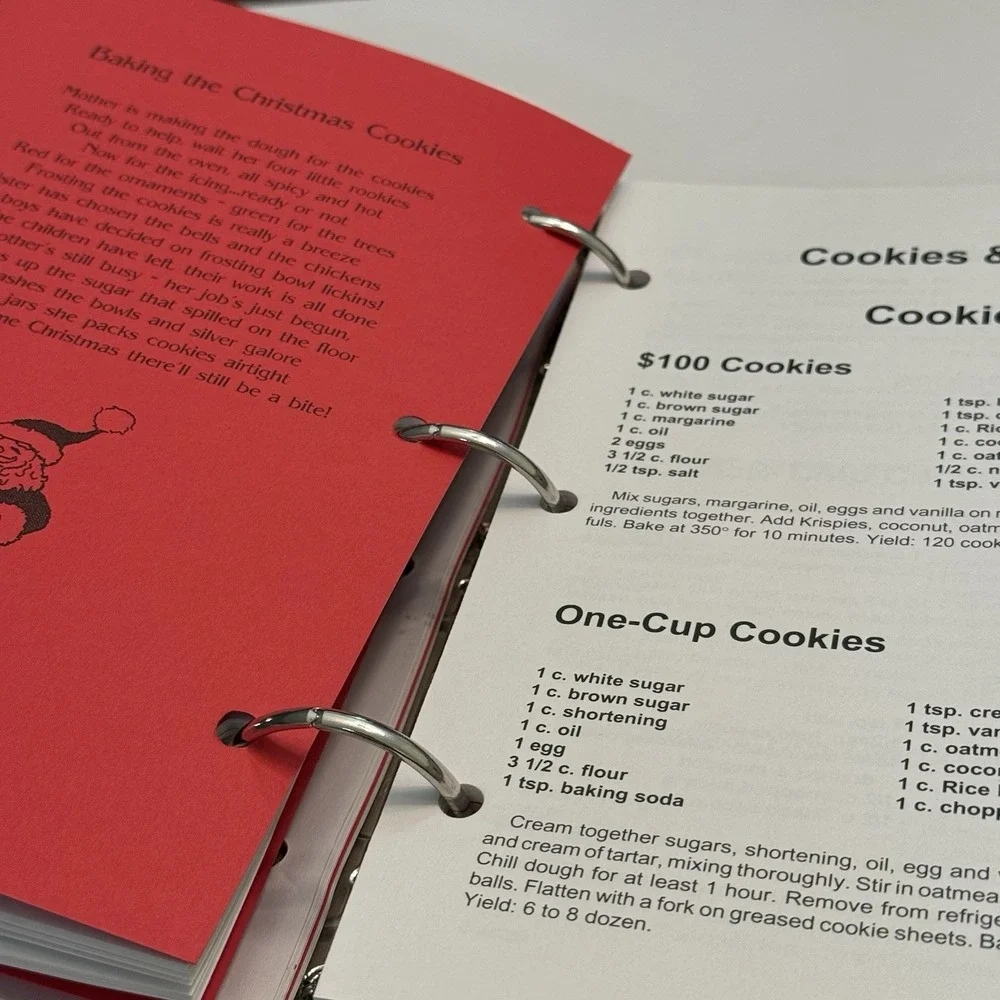 First United Methodist Church Cookbook 2003 Boone Iowa 3 Ring Binder Recipes VTG
